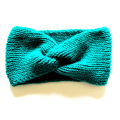 Mão Knit Headband Turbante Orelha Warmer Headwear Twist Hair Band
